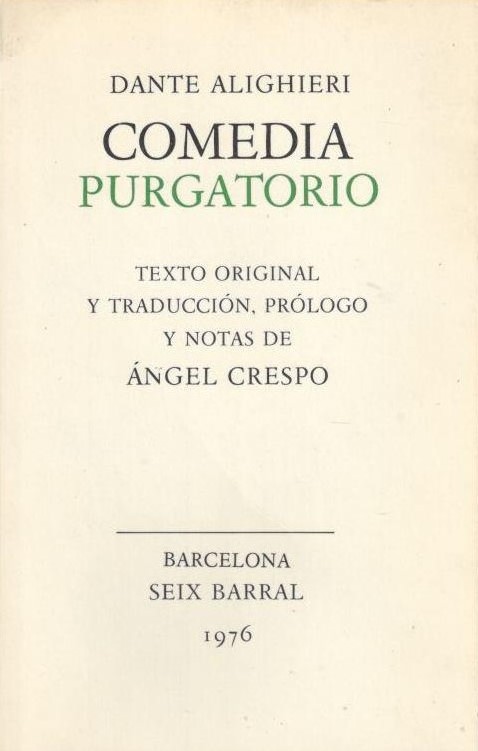 Comedia. Purgatorio